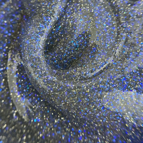 TOUCH Twinkle top 05 - srebrno-fioletowy top z odblaskową drobinką, 13 ml 2