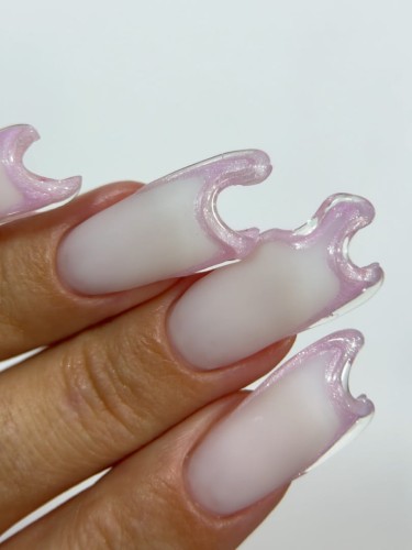 TOUCH Builder liquid 01 - biały mocny żel o płynnej koncystencji, 15 ml 4