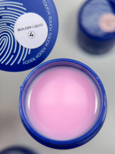 TOUCH Builder liquid 04 - różowy mocny żel o płynnej koncystencji, 15 ml 5