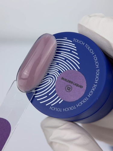 TOUCH Builder liquid 12 - beżowo-fioletowy mocny żel o płynnej koncystencji, 15 ml 3