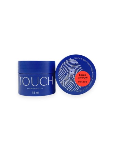 TOUCH Neon Liquid polygel Hot red 1