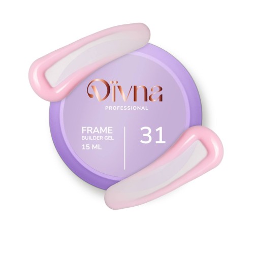 DIVNA Frame Builder Gel 31 – żel budujący pastelowy róż 15 ml