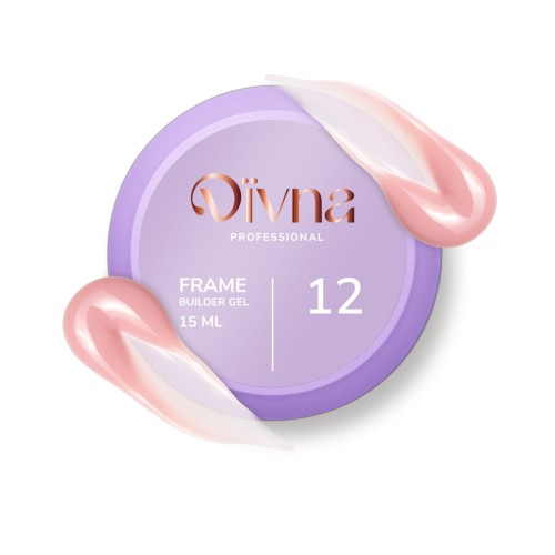 DIVNA Frame Builder Gel 12 – żel budujący ciepły beż 15 ml
