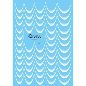 DIVNA Naklejki Wodne 02 do paznokci