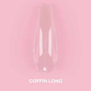 Lunamoon Gel Tips Coffin Long