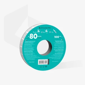 Wymienna taśma ścierna biała  samoprzylepna EXPERT 100 grit do  plastikowego pudełka