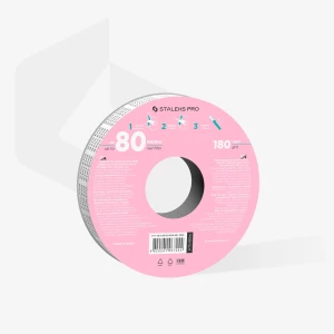 Wymienna taśma ścierna biała  samoprzylepna EXPERT 180 grit do  plastikowego pudełka