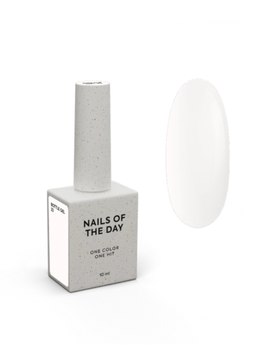 NAILSOFTHEDAY Bottle gel 23 - mleczny żel do wzmocnienia paznokci, 10 ml 1