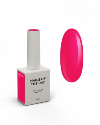 NAILSOFTHEDAY Bottle gel 30 - neonowo-różowy żel do wzmocnienia paznokci, 10 ml 1