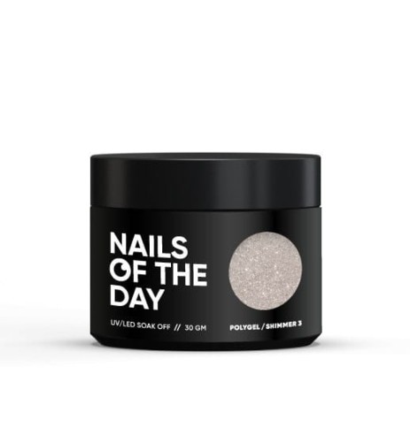 NAILSOFTHEDAY Polygel shimmer 03 1