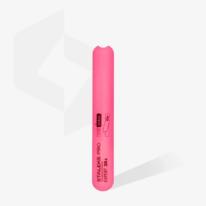 Straight plastic slanted nail file (base) EXPERT 20s (130 mm)