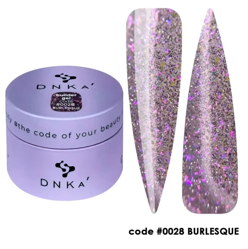 DNKa BUILDER GEL , 30 ml #0028 BURLESQUE