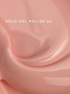TOUCH Solo Gel Polish 04 – jednofazowy lakier hybrydowy 3w1, jasnobeżowy, 9 ml