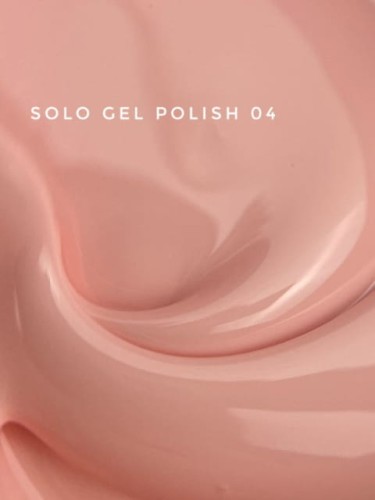 TOUCH Solo Gel Polish 04 – jednofazowy lakier hybrydowy 3w1, jasnobeżowy, 9 ml 3