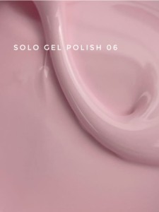 TOUCH Solo Gel Polish 06 – jednofazowy lakier hybrydowy 3w1, mlecznoróżowy, 9 ml