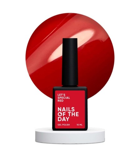 NAILSOFTHEDAY Let's special Red - lakier hybrydowy, 10 ml 1