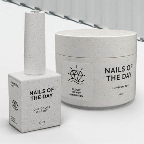 NAILSOFTHEDAY Uniwersal top, 10 ml 3