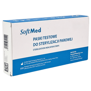 Paski testowe klasa 6 do sterylizacji parowej 200szt. Softmed