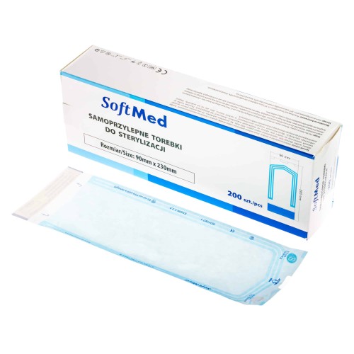 Torebki do sterylizacji Softmed 90x230mm 200szt. 1