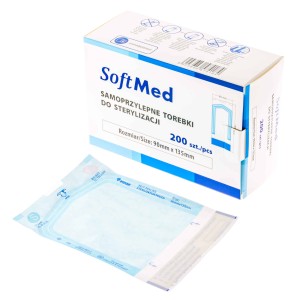 Torebki do sterylizacji Softmed 90x135mm 200szt.