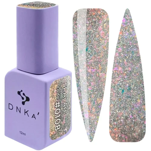 DNKa COLOR GEL POLISH, 12 ml #0108 FLASH 1