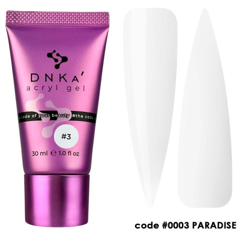 DKNa ACRYL GEL (tube) , 30 ml #0003 Paradise 1