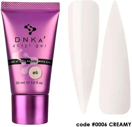 DKNa ACRYL GEL (tube) , 30 ml #0006 Creamy 1