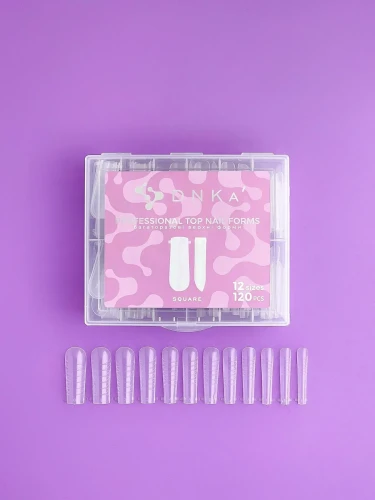 DNKa PROFESSIONAL TOP NAIL FORMS, SQUARE 120pcs  1