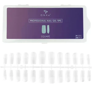 DNKa PROFESSIONAL NAIL GEL TIPS, SQUARE 240pcs