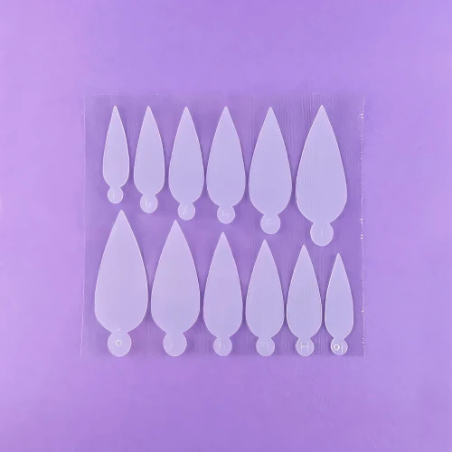 DNKa PROFESSIONAL NAIL MOLDS, #0001 36pcs 1