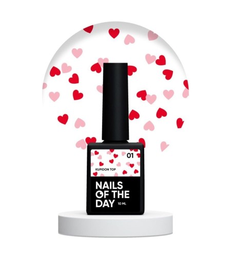 NAILSOFTHEDAY Kupidon top 01, 10 ml 1