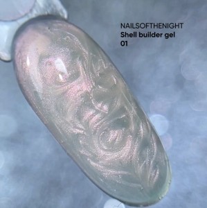 NAILSOFTHENIGHT Shell builder gel 01, 15 ml