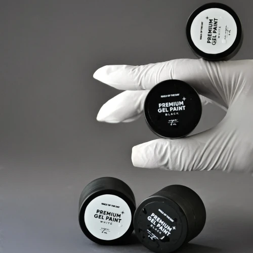 NAILSOFTHEDAY Premium gel paint Black wipe, 5 ml 4