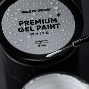 NAILSOFTHEDAY Premium gel paint White wipe, 5 ml