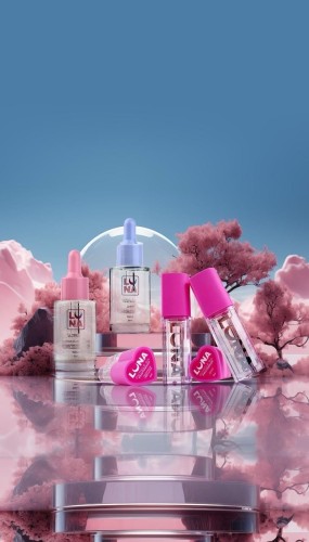 Lunamoon Photoshop Oil Dry Cuticle Oil with Strawberry with Cream 30ml 2