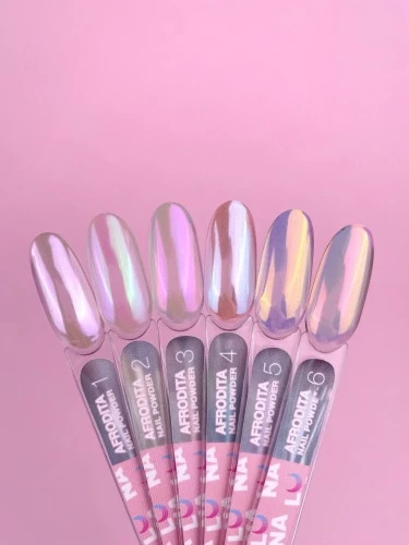 Lunamoon Afrodita Nail Powder Set 6pcs 3