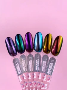 Lunamoon Afrodita Nail Powder Set 6pcs