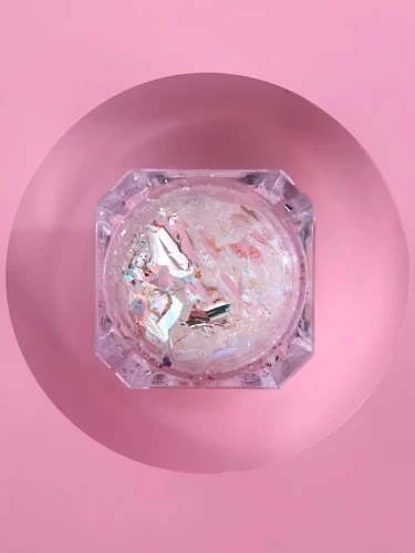 Lunamoon set of dry glitters for nails Broken Glass 6 pcs 9