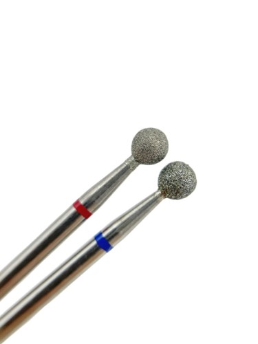 TOUCH Frez diamentowy kulka niebieska 4 mm (D040D-M) 3