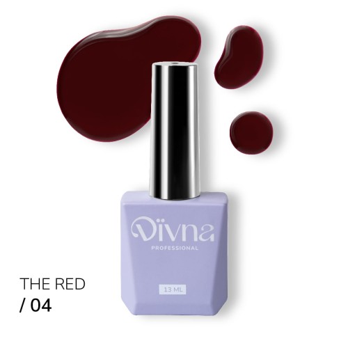 DIVNA The Red 04 lakier hybrydowy 13 ml 1
