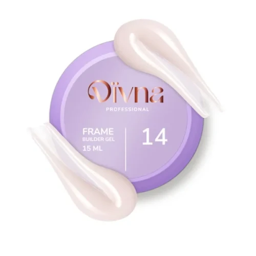 DIVNA Frame Builder Gel 14 – żel budujący chłodny róż 15 ml