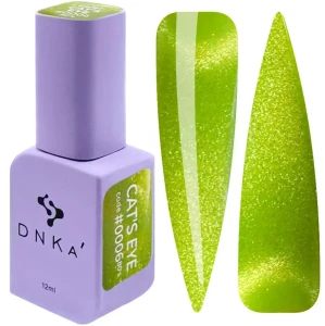 DNKa COLOR GEL POLISH CAT`S EYE, 12 ml #0006 80`s