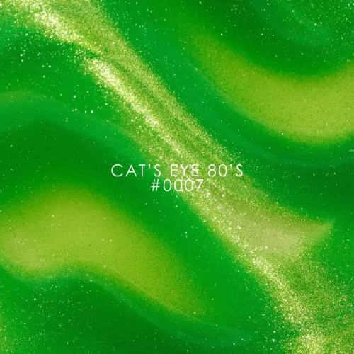 COLOR GEL POLISH CAT`S EYE "DNKa", 12 ml #0007 80`s  3