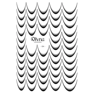 DIVNA Naklejki Wodne 04 do paznokci