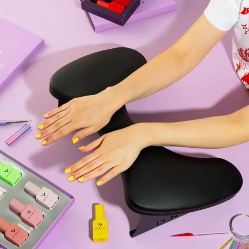 DNKA’ Anatomical Armrest Podpórka pod dłonie do manicure CZARNA 3