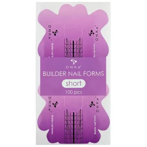 DNKa PAPER BUILDER NAIL FORMS , SHORT 100 PCS