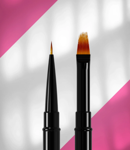 EXPERT Pędzelek dwustronny liner 7 mm / do gradientu 11 mm