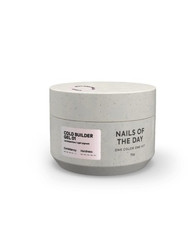 NAILSOFTHEDAY Cold Builder gel 01, 15 ml