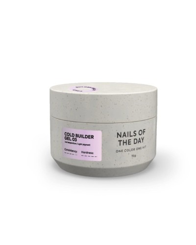 NAILSOFTHEDAY Cold Builder gel 03, 15 ml