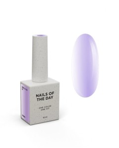 NAILSOFTHEDAY Shell top 01 NEW - perłowy top z fioletowo-różowym pyłkiem bez lepkiej warsztwy, 10 ml